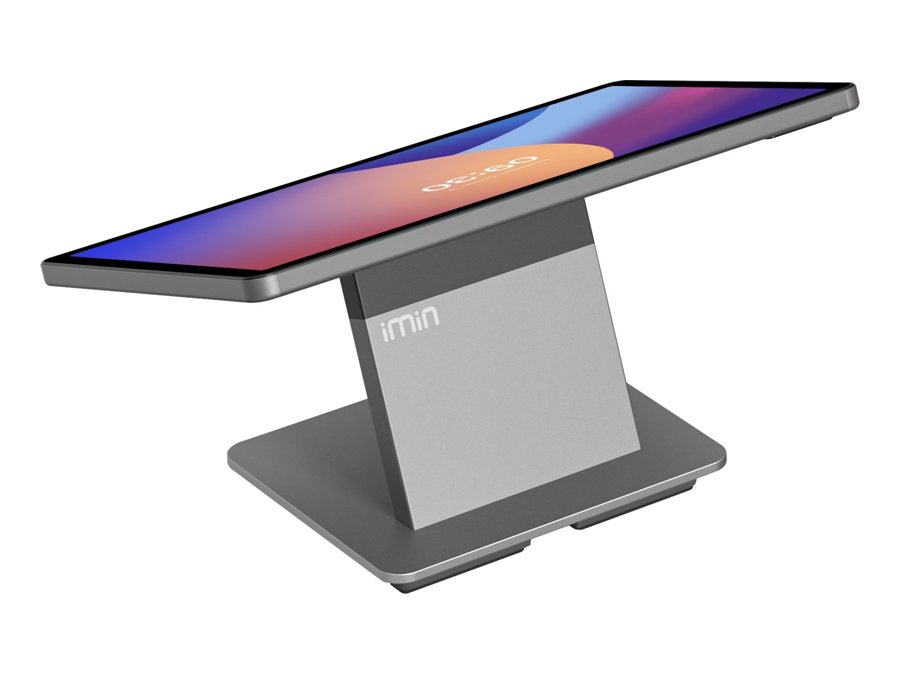 Android tablet POS on a counter stand